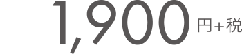 1,900円＋税